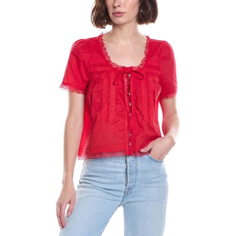 To My Lovers Womens Solid Top, Pink